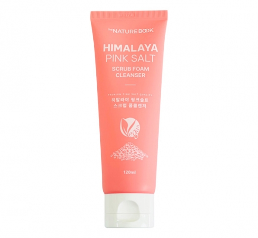 Sữa Rửa Mặt Muối Hồng Himalaya The Nature Book Himalaya Pink Salt Scrub Foam Cleaneser