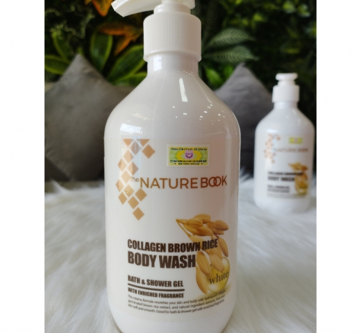 Sữa Tắm Collagen Gạo Lứt - 500ml Collagen Brown Rice Body Wash