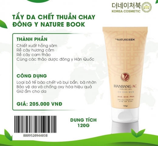 Tẩy da chết sạch mụn Đông y Hanbang AC Peeling Gel