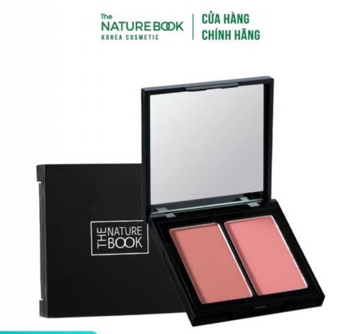 Phấn Má Hai Màu The Nature Book Wanna Be Blusher Two Color Styling